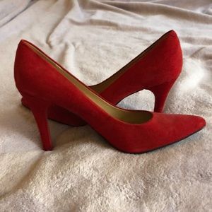 Nine West red heels
